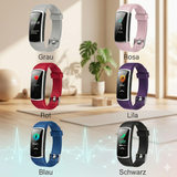 Fitness Armband Tracker HR – Wasserdicht IP68 – Smartwatch Damen Rosa – NEU & OVP