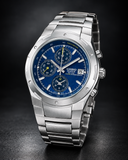 Casio Edifice EF-511D-2A Chronograph Herrenuhr Blau Edelstahl WR 100M