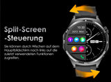 2026 Herren Smartwatch 1.43" AMOLED Always-On Metall Bluetooth Anruf SOS NEU OVP