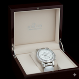 HISLON Chronograph Damen Armbanduhr mit Swarovaki steinen