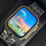 Smartwatch Telefonfunktion (Bluetooth Call), T800 Ultra 49mm NEU & OVP  Fitness-Tracker, Herzfrequenz, Schlafanalyse – Space Aluminum Case