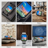 Smartwatch Telefonfunktion (Bluetooth Call), T800 Ultra 49mm NEU & OVP  Fitness-Tracker, Herzfrequenz, Schlafanalyse – Space Aluminum Case