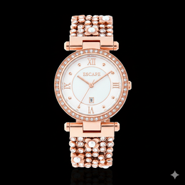 ESCAPE EC1061-703 Rose Gold 36mm Damenuhr, Watch, ÖZEN SAAT 8851156100005