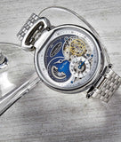 Stuhrling Modena Dual Time Automatik Uhr mit Mondphasenanzeige - 46mm