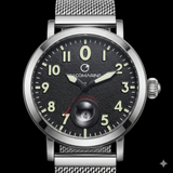 Pacomarine Thunderbolt Herrenuhr 44mm Mesh Silber PM.51014.08A NEU & OVP Full-Set