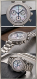 Wainer WA.11077-D Damenuhr Chronograph Swiss Made Saphirglas Swarovski ÖZEN SAAT