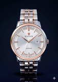 Wainer WA.11488-B Herrenuhr Swiss Made - Saphirglas Neu & OVP Bicolor ÖZEN SAAT