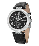 Stuhrling Diplomat 594 Chronograph Herrenuhr 5ATM Leder 42mm