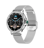 Smartwatch
Elegante Damen Smartwatch mit Telefonfunktion und Gesundheitsfeatures