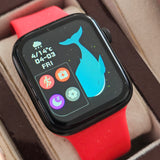 Smartwatch Laxasfit i8 Pro Max  - Brandneu & OVP, Rot
