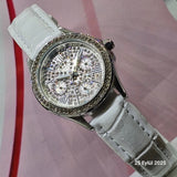 Casio Sheen SWAROVSKI ELEMENTS Sapphire Damen Uhr SHE-3504L-7A – Eleganz & Präzision