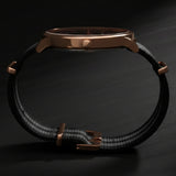 Pierre Cardin PC106991F16 Herrenuhr – Roségold/Schwarz – Edel & Stilvoll
