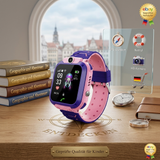 Kinder Smartwatch mit GPS Telefon SOS Kamera - Kinderuhr Wasserdicht Rosa/Blau