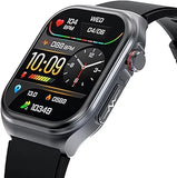 Gesundheitsuhr Smartwatch mit Telefoniefunktion, EKG Plus HRV und SOS Funktion, BT Bluetooth, Schlafapnoe, ÖZENSAAT