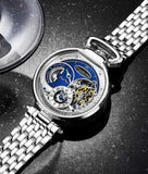 Stuhrling Modena Dual Time Automatik Uhr mit Mondphasenanzeige - 46mm