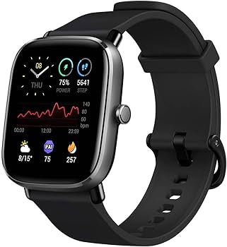 Amazfit GTS 2 Mini Smartwatch – Midnight Black (Unisex)