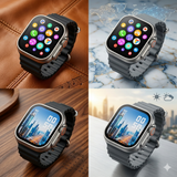 Smartwatch Anruf & Medical Funktion T800 Ultra 49mm - NEU & OVP - Space Aluminum - Schneller Versand