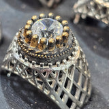 Wunderschöner Herrenring / Statement-Ring aus echtem 925er Silber