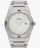 s.Oliver Herrenarmbanduhr SO-4053-MQ – Edelstahl & Zeitloses Design