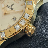 Festina F16582/2 Damen Armbanduhr Gold/Beige Neu & OVP ÖZENSAAT