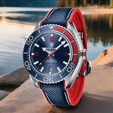 Pagani Design Herrenuhr, Automatische Taucheruhr, Edelstahl