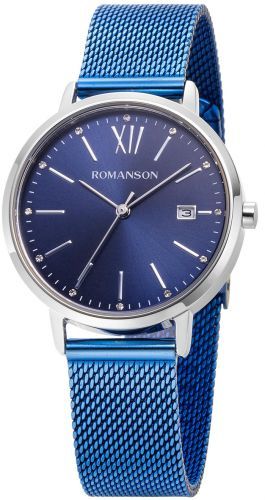 Romanson Damen-Uhr – Geflochtenes Armband & Edelstahl