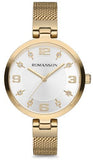 Romanson Damen-Uhr RM8A18LLGGAS1G mit Edelstahl-Gehäuse