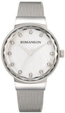 Romanson RM8A24LLWWMS2W Damen Uhr mit Webrahmenband – 32 mm