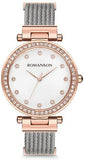 Romanson Damenuhr – Edelstahl & Leder