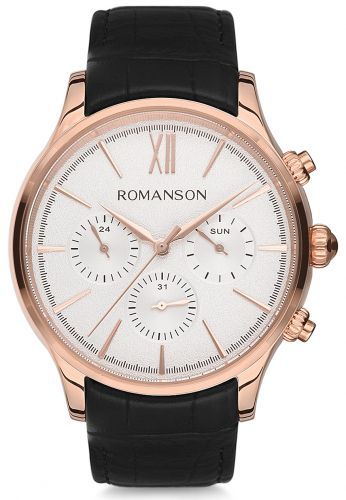 Romanson Herrenuhr TL8A25FMBRAS6R mit Edelstahlarmband