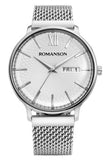 Romanson TM8A49MMWWAS2W Herrenuhr – 46 mm – Zeitlose Eleganz