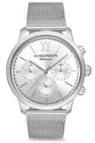 Romanson Herrenuhr TM9A22FMWWAS2W mit Edelstahlarmband