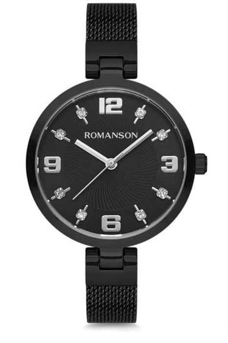 Romanson Damen Uhr RM8A18LLBBA32W mit Edelstahlarmband