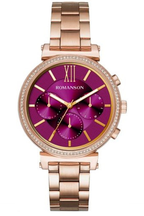 Romanson Damen Uhr Edelstahl Quarzwerk