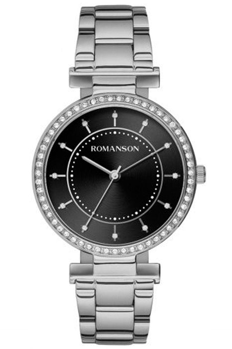 Romanson Damen Uhr Edelstahl Quarzarmband