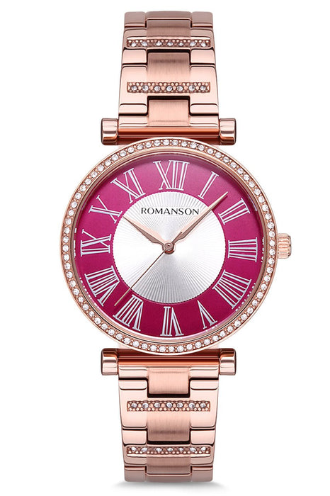 Romanson Damen Uhr Edelstahl RM9A13TLRRAPNR