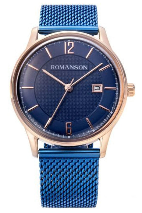 Romanson Herrenuhr TM8A40MMURA46R Edelstahl Uhr