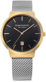 Romanson TM8A43MMWGA31G Herrenuhr mit Webrahmen-Armband - 40mm