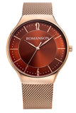 Romanson Damen Uhr geflochtenes Armband