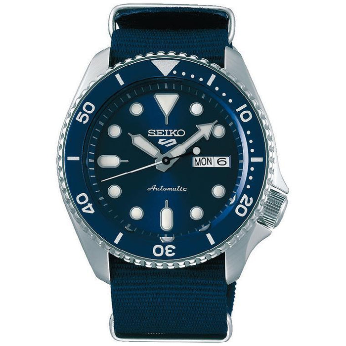 Seiko 5 Automatik Herrenuhr mit Gewebekordel