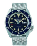 Seiko 5 Sports SRPD71K1 Automatik Uhr – Herrenuhr mit blauem Zifferblatt