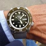 Seiko 5 Herrenuhr SRPD75K1 – Automatik Uhr, 42mm, Grün