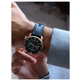 Seiko 5 Sports SRPD76K1 Herrenuhr – Automatik mit Goldton und Silikonarmband