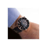 Seiko 5 Sports SRPD76K1 Herrenuhr – Automatik mit Goldton und Silikonarmband