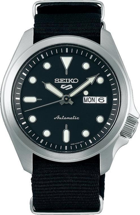 Seiko 5 Sports Herrenuhr SRPE67K1 – Automatik Schwarz Zifferblatt 100m