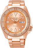 Seiko 5 Sports Automatik Herrenuhr SRPE72K1 – 42mm Roségold | Sportliche Uhr