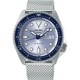 Seiko 5 Automatik Herrenuhr Edelstahl Meshband