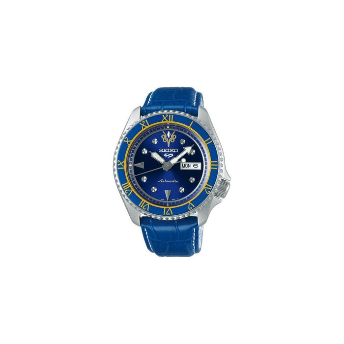 Seiko 5 Automatik Street Fighter Herrenuhr Lederarmband