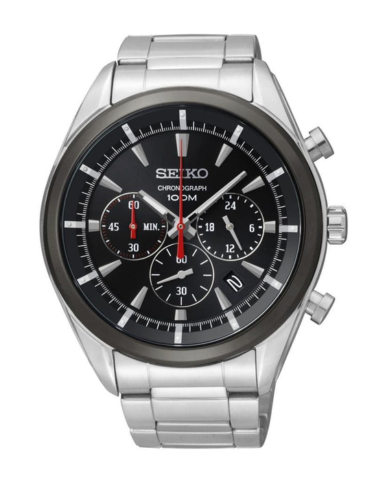 Seiko SSB089P Chronograph Herrenuhr Edelstahl