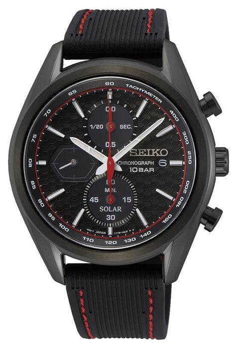 Seiko SSC777P Herrenuhr – Solar & Silikonarmband